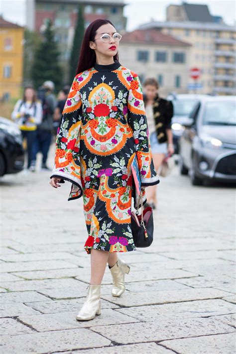 people still wearing gucci|street style gucci dresses.